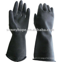 33cm black butyl rubber glove